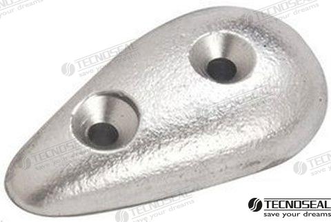Anodo ovalado para flaps 85x40x15