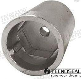 Anodo radice hexagonal eje 50MM.