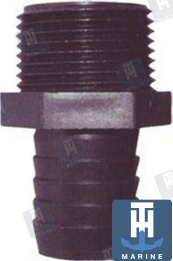 Conexion tubo nylon 3/4" npt