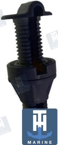 Pasacables 90º -negro-
