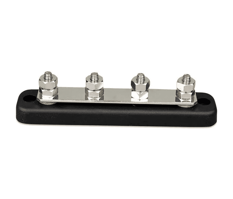 Busbar Victron 150 A, 4 pôles, avec couvercle