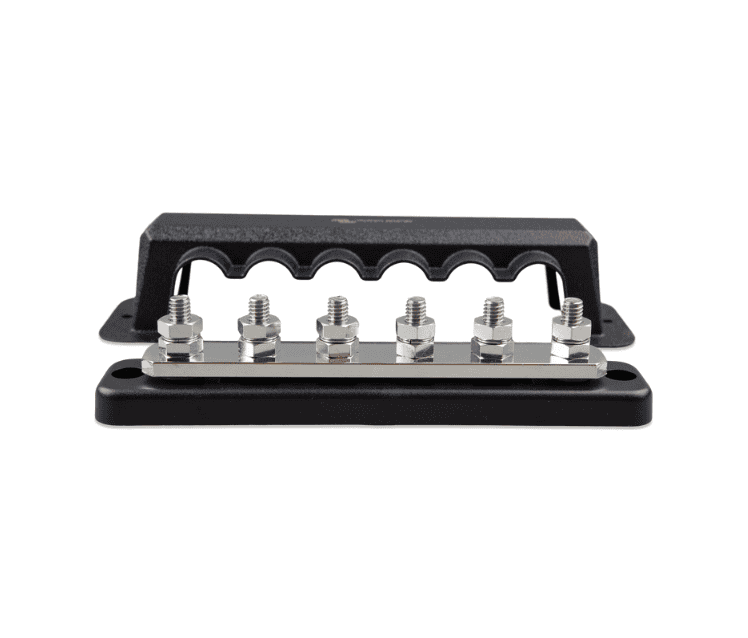 Busbar Victron 250 A, 6 pôles, avec couvercle
