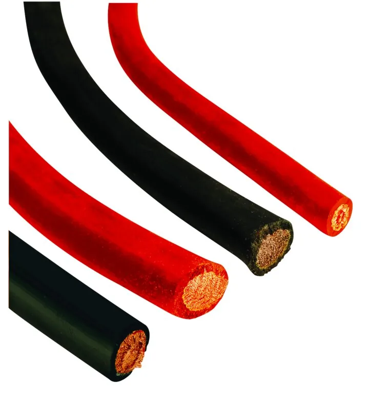 Cable batería 35 mm&sup2; funda PVC negro por m