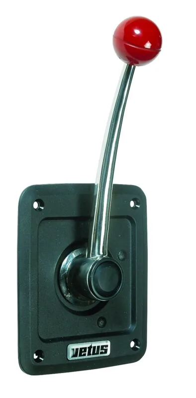Mando 1 palanca INOX.CAJA plástica -lateral-