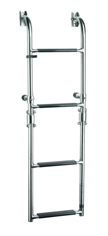 Escalera plegab.inox.316 (popa)4 peld.880 mm.