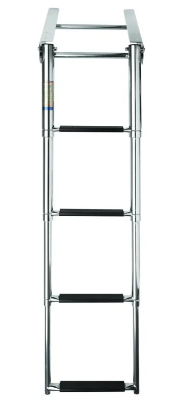 Escalera telesc.inox.316 4 peld.1165 mm.