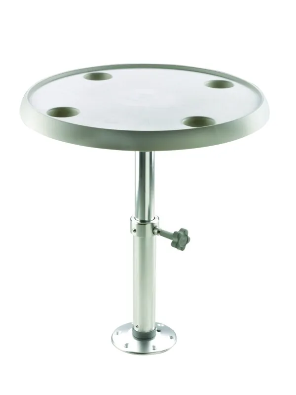 Mesa redonda 60 cm, pIE ajustable/desmontable